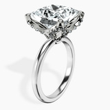 Platinum Mabel Petal Solitaire Lab Diamond Ring standing product image one