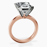 10kt Rose Gold Cordelia Knife Edge Solitaire Lab Diamond Ring side right image one