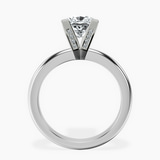 9ct White Gold Cordelia Knife Edge Solitaire Lab Diamond Ring side right image one