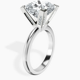 10kt White Gold Cordelia Knife Edge Solitaire Lab Diamond Ring standing product image one