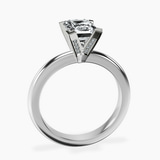 9ct White Gold Cordelia Knife Edge Solitaire Lab Diamond Ring side right image one