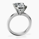 10kt White Gold Cordelia Knife Edge Solitaire Lab Diamond Ring side right image one