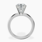 10kt White Gold Cordelia Knife Edge Solitaire Lab Diamond Ring side right image one
