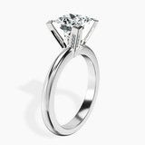 9ct White Gold Cordelia Knife Edge Solitaire Lab Diamond Ring standing product image one