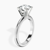 9ct White Gold Cordelia Knife Edge Solitaire Lab Diamond Ring standing product image one