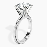 10kt White Gold Cordelia Knife Edge Solitaire Lab Diamond Ring standing product image one