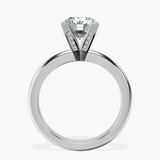 9ct White Gold Cordelia Knife Edge Solitaire Lab Diamond Ring side right image one