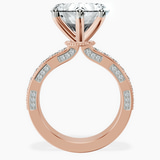18kt Rose Gold Regalia Milgrain Lab Diamond Ring side right image one