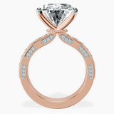 18kt Rose Gold Regalia Milgrain Lab Diamond Ring side right image one