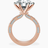 18kt Rose Gold Regalia Milgrain Lab Diamond Ring side right image one