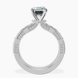 18ct White Gold Regalia Milgrain Lab Diamond Ring side right image one
