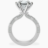 Platinum Regalia Milgrain Lab Diamond Ring side right image one