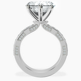 Platinum Regalia Milgrain Lab Diamond Ring side right image one
