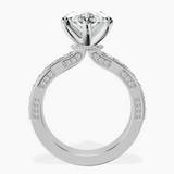 14kt White Gold Regalia Milgrain Lab Diamond Ring side right image one