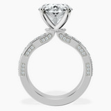 14kt White Gold Regalia Milgrain Lab Diamond Ring side right image one