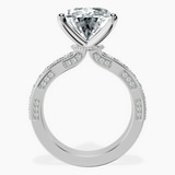 14kt White Gold Regalia Milgrain Lab Diamond Ring side right image one