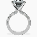 14kt White Gold Regalia Milgrain Lab Diamond Ring side right image one