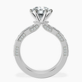 14ct White Gold Regalia Milgrain Lab Diamond Ring side right image one
