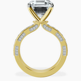 18kt Yellow Gold Regalia Milgrain Lab Diamond Ring side right image one