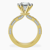 18kt Yellow Gold Regalia Milgrain Lab Diamond Ring side right image one