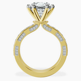 14kt Yellow Gold Regalia Milgrain Lab Diamond Ring side right image one