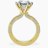14kt Yellow Gold Regalia Milgrain Lab Diamond Ring side right image one