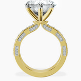 10kt Yellow Gold Regalia Milgrain Lab Diamond Ring side right image one