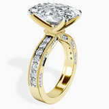 10kt Yellow Gold Regalia Milgrain Lab Diamond Ring standing product image one