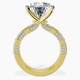 10kt Yellow Gold Regalia Milgrain Lab Diamond Ring side right image one