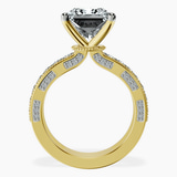 18kt Yellow Gold Regalia Milgrain Lab Diamond Ring side right image one