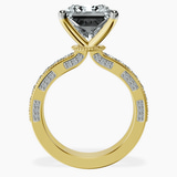 14kt Yellow Gold Regalia Milgrain Lab Diamond Ring side right image one