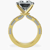 10kt Yellow Gold Regalia Milgrain Lab Diamond Ring side right image one