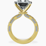18kt Yellow Gold Regalia Milgrain Lab Diamond Ring side right image one