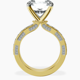 10kt Yellow Gold Regalia Milgrain Lab Diamond Ring side right image one