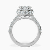 10kt White Gold Luxoré Vintage Allure Lab Diamond Ring side right image one