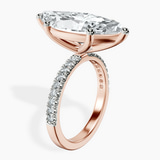 14kt Rose Gold Nomi Classic Eternity Lab Diamond Ring standing product image one