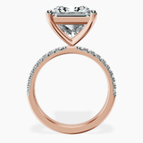 10kt Rose Gold Nomi Classic Eternity Lab Diamond Ring side right image one