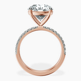 14kt Rose Gold Nomi Classic Eternity Lab Diamond Ring side right image one