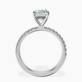 9ct White Gold Nomi Classic Eternity Lab Diamond Ring side right image one