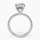 Platinum Nomi Classic Eternity Lab Diamond Ring side right image one