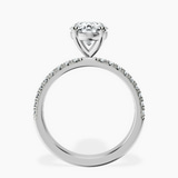 10kt White Gold Nomi Classic Eternity Lab Diamond Ring side right image one