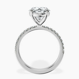 10kt White Gold Nomi Classic Eternity Lab Diamond Ring side right image one