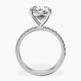 10kt White Gold Nomi Classic Eternity Lab Diamond Ring side right image one