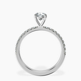 10kt White Gold Nomi Classic Eternity Lab Diamond Ring side right image one