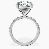10kt White Gold Nomi Classic Eternity Lab Diamond Ring side right image one