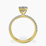 9ct Yellow Gold Nomi Classic Eternity Lab Diamond Ring side right image one