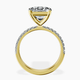 18kt Yellow Gold Nomi Classic Eternity Lab Diamond Ring side right image one