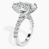 14kt White Gold Austria Cathedral Lab Diamond Ring standing product image one