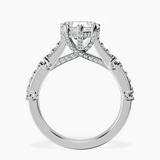 10kt White Gold Odyssey Hidden Halo Lab Diamond Ring side right image one