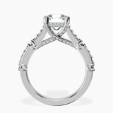 10kt White Gold Odyssey Hidden Halo Lab Diamond Ring side right image one